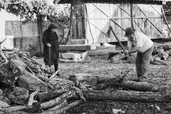 The timing of this photograph was particularly fortunate, the slight blur of the axe captures the movement and energy of a typical village scene. The man splits firewood while the woman watches, both framed by the quiet harmony of rural life. This image was awarded in a national photography contest, a small recognition of an ordinary but deeply human scene